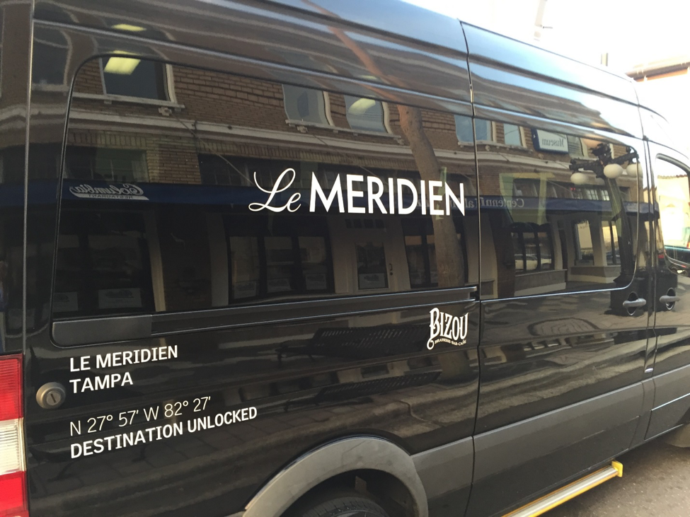 Le Meridien Tampa shuttle bus